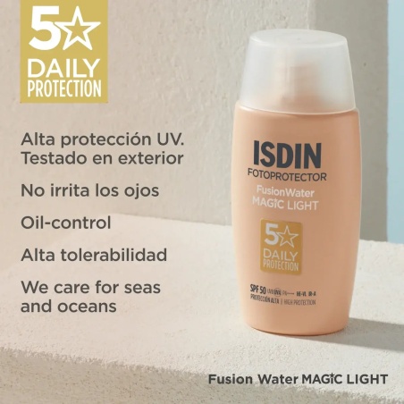 FOTOPROTECTOR ISDIN SPF 50 FUSION WATER LIGHT | Cosmética | Farmael...