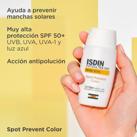 ISDIN Fotoultra 100 Spot Prevent COLOR SPF 50+ 50 ml | Cosmética | ...