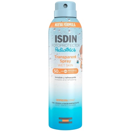 ISDIN Pediatrics Transparent Spray Wet Skin SPF 50 250 ml | Cosméti...