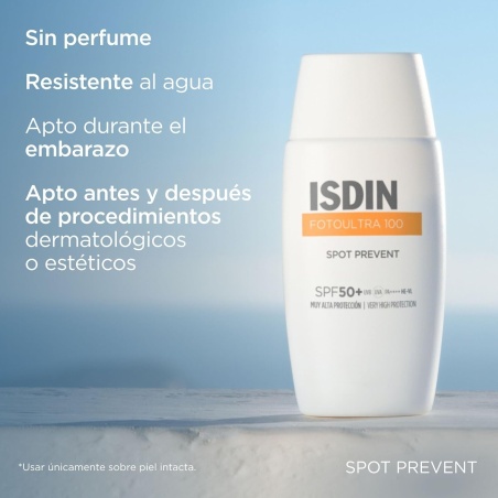 ISDIN Fotoultra 100 Spot Prevent SPF 50+ 50 ml | Cosmética | Farmae...