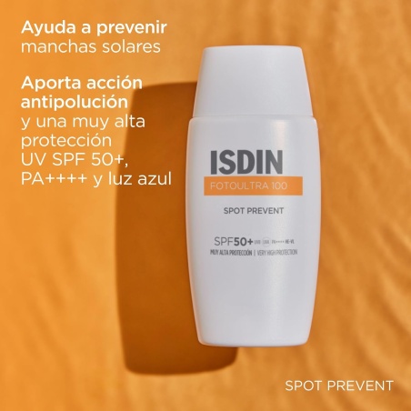ISDIN Fotoultra 100 Spot Prevent SPF 50+ 50 ml | Cosmética | Farmae...