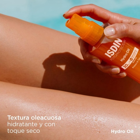 ISDIN Fotoprotector HydroOil SPF 30 200 ml | Solares | Farmaelglobo
