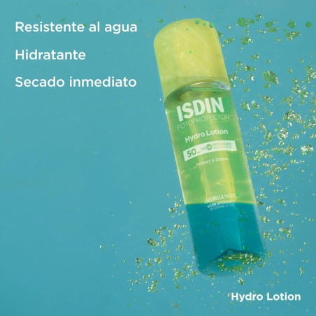 ISDIN Fotoprotector HydroLotion SPF 50 200 ml | Solares | Farmaelglobo
