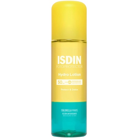 ISDIN Fotoprotector HydroLotion SPF 50 200 ml | Solares | Farmaelglobo