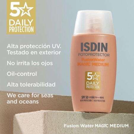 ISDIN Fusion Water Magic Color SPF 50+ 50 ml | Cosmética | Farmaelg...