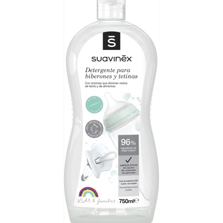 Suavinex Detergente Especial Biberones y Tetinas 750 ml