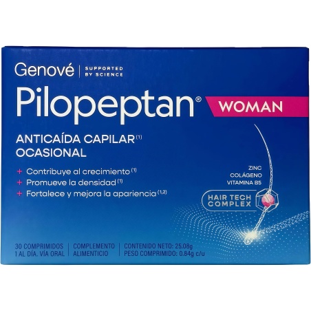 Pilopeptan Woman Cabello Mujer 30 comprimidos | Vitaminas | Farmael...