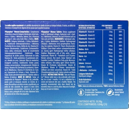 Pilopeptan Woman Cabello Mujer 60 comprimidos | Vitaminas | Farmael...