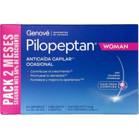 Pilopeptan Woman Cabello Mujer 60 comprimidos | Vitaminas | Farmael...