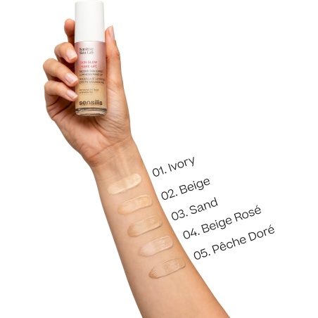 Sensilis Skin Glow Make Up 30ml Maquillaje Tono 1 Ivory
