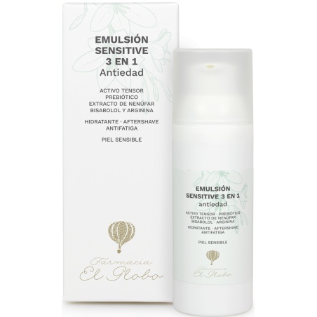 Farmacia El Globo Emulsión Sensitive hombre 3 en 1 50 ml | Cosmétic...