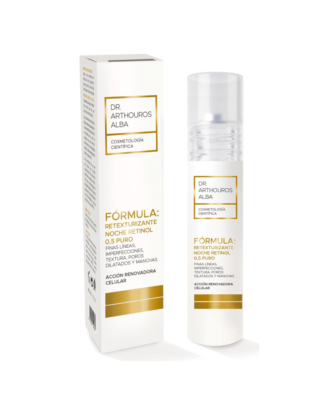 Dr. Arthouros Alba Crema Fórmula Retexturizante Noche Retinol puro...