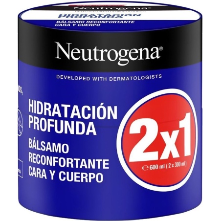 Neutrogena Bálsamo Hidratación Profunda 2x1 (2 botes de 300 ml)