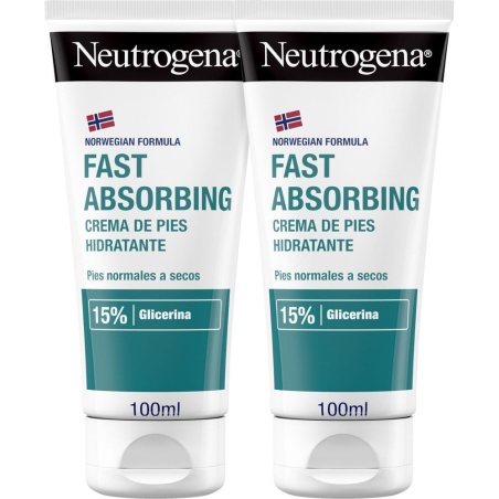 Neutrogena DUPLO Crema de Pies Absorción inmediata 100 ml+100 ml | ...