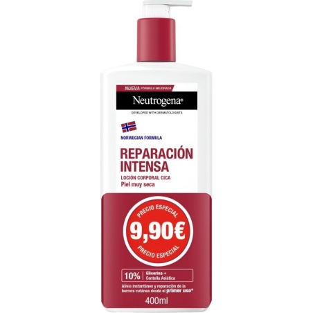 Neutrogena Reparación Intensa Loción Corporal Cica 400 ml | Cosméti...