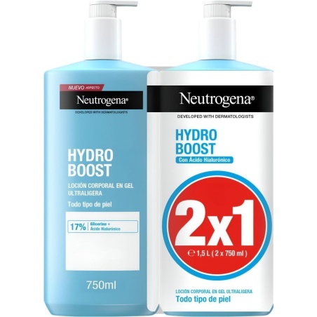 Neutrogena Hydro Boost Loción Corporal en Gel DUPLO 2 x 750 ml | Co...