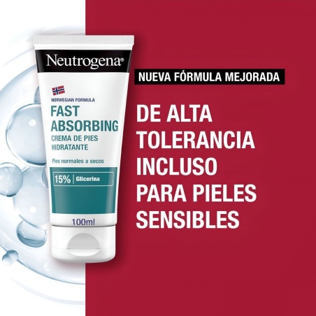 Neutrogena Crema de Pies Absorción inmediata 100 ml | Manos y pies ...