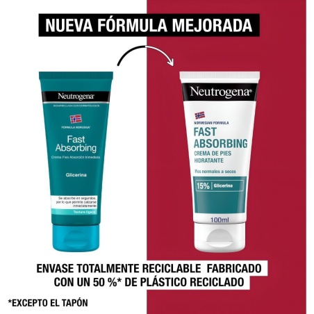 Neutrogena Crema de Pies Absorción inmediata 100 ml | Manos y pies ...