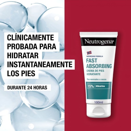 Neutrogena Crema de Pies Absorción inmediata 100 ml | Manos y pies ...