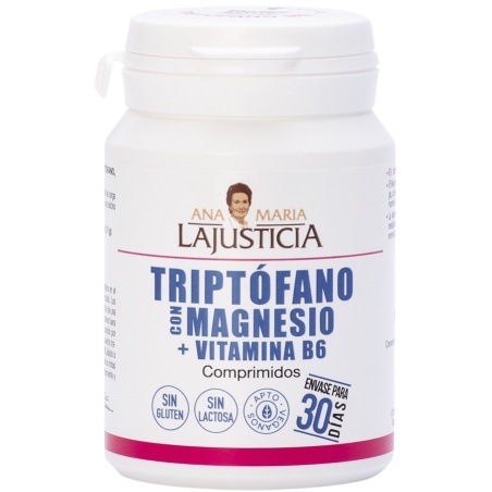 Ana Maria Lajusticia Triptofano con Magnesio + Vitamina B6 60 Comp ...