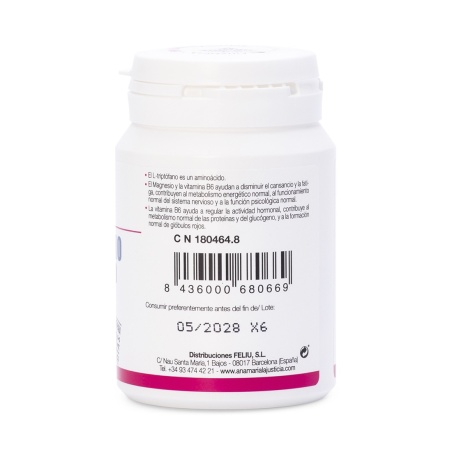 Ana Maria Lajusticia Triptofano con Magnesio + Vitamina B6 60 Comp ...
