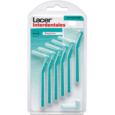 Lacer interdental angular extrafino 0.6 mm 6 ud | Higiene | Farmael...