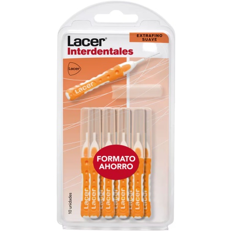 Lacer Cepillo Interdental  Recto Extrafino Suave  0,5 mm 10 Uds
