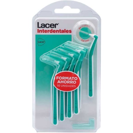 Lacer Cepillo Interdental Angular Extrafino 0.6mm 10 Uds