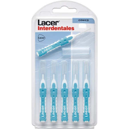 Lacer Cepillo Interdental Recto Cónico 0.8 mm 6 Uds