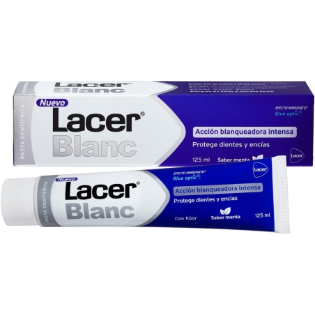 Lacer Blanc Plus menta 125 ml | Higiene bucal | Farmaelglobo