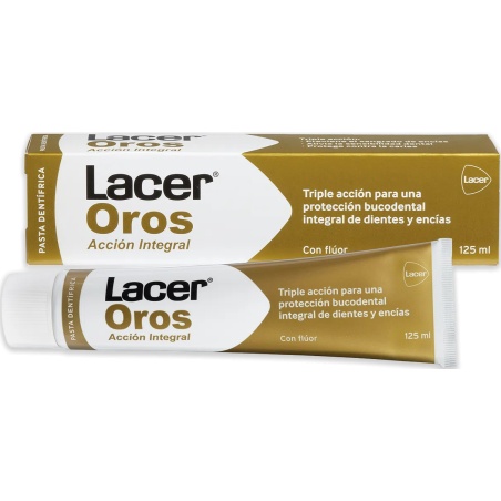 Lacer Oros Pasta Dentífrica 125 ml | Higiene bucal | Farmaelglobo