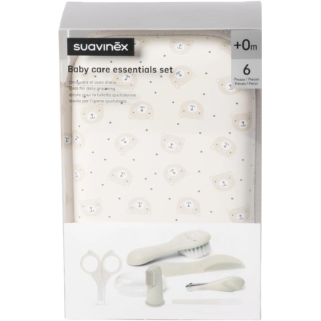SUAVINEX Set Baby Care Essentials Gris (+0m) | Bebé | Farmaelglobo