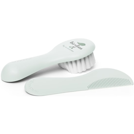 Suavinex Set Cepillo y Peine Color Verde +0m