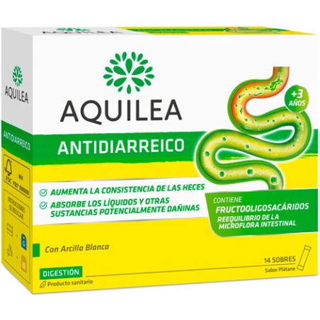 Aquilea Antidiarreico 14 Sobres Sabor Plátano