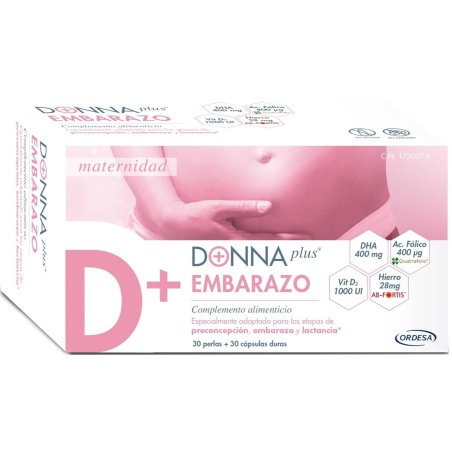 DONNAplus Embarazo 30 Perlas + 30 Cápsulas