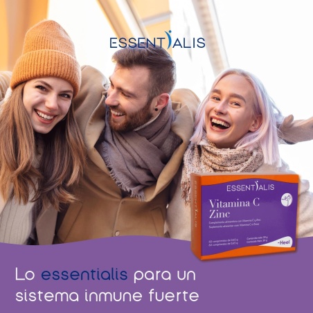 Essentialis Vitamina C Zinc 60 Comprimidos