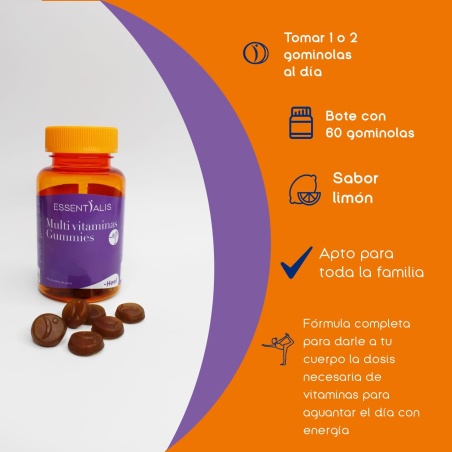 Essentialis Multivitaminas 60 Gummies
