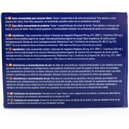 Essentialis Triptófano Melatonina 30 Comprimidos