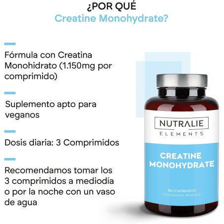 Nutralie Creatine Monohydrate 90 Cápsulas