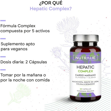 Nutralie Hepatic Complex 60 Cápsulas