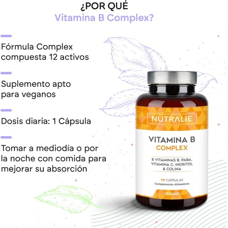 Nutralie Vitamin B Complex 90 Cápsulas