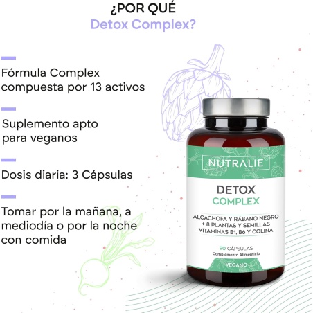Nutralie Detox Complex 90 Cápsulas