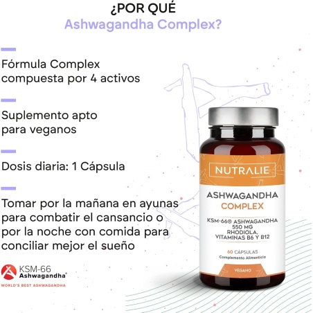Nutralie Ashwagandha Complex 60 Cápsulas