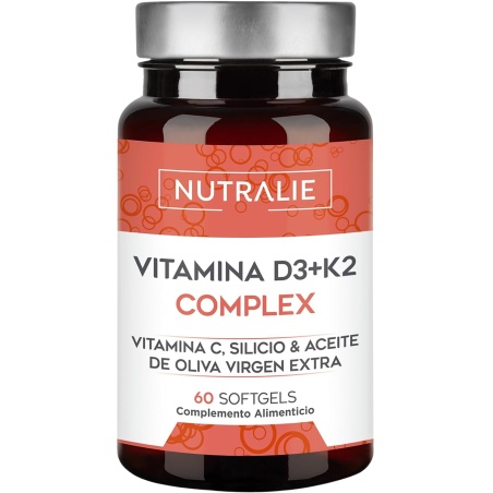 Nutralie Vitamin D3 + K2 Complex 60 Cápsulas