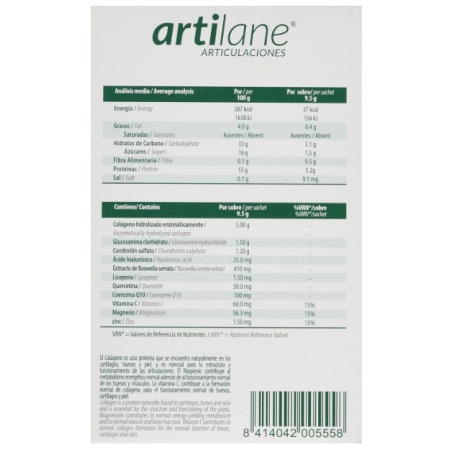 Artilane | Nutricion deportiva | Farmaelglobo