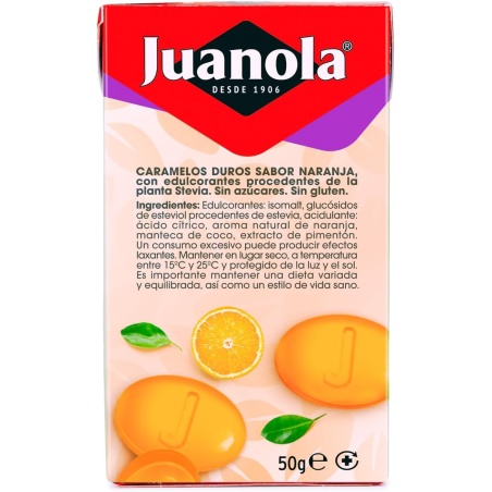 Juanola Caramelos Sabor Naranja 50 g