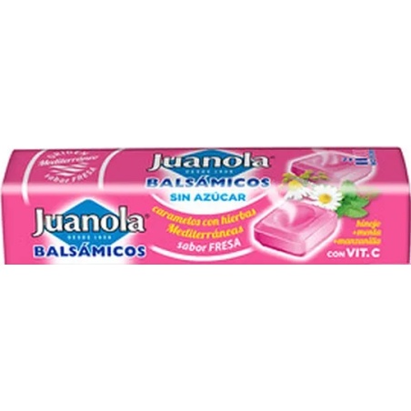 Juanola caramelos sabor fresa 32 g | Art | Farmaelglobo