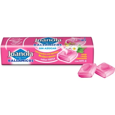 Juanola caramelos sabor fresa 32 g | Art | Farmaelglobo