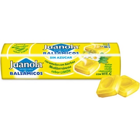 Juanola caramelos balsámicos con hierbas Mediterráneas sabor limón ...