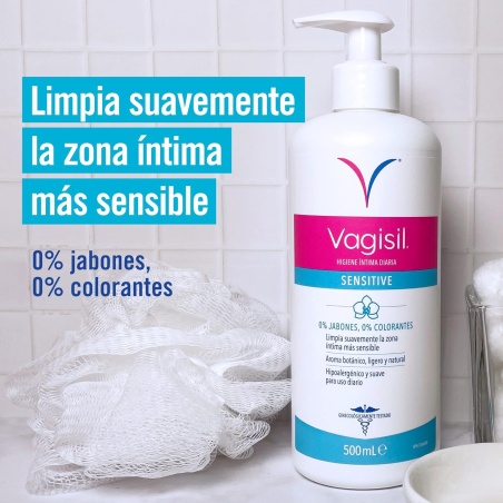 Vagisil Higiene Íntima Diaria Sensitive 500ml | Inicio | Farmaelglobo